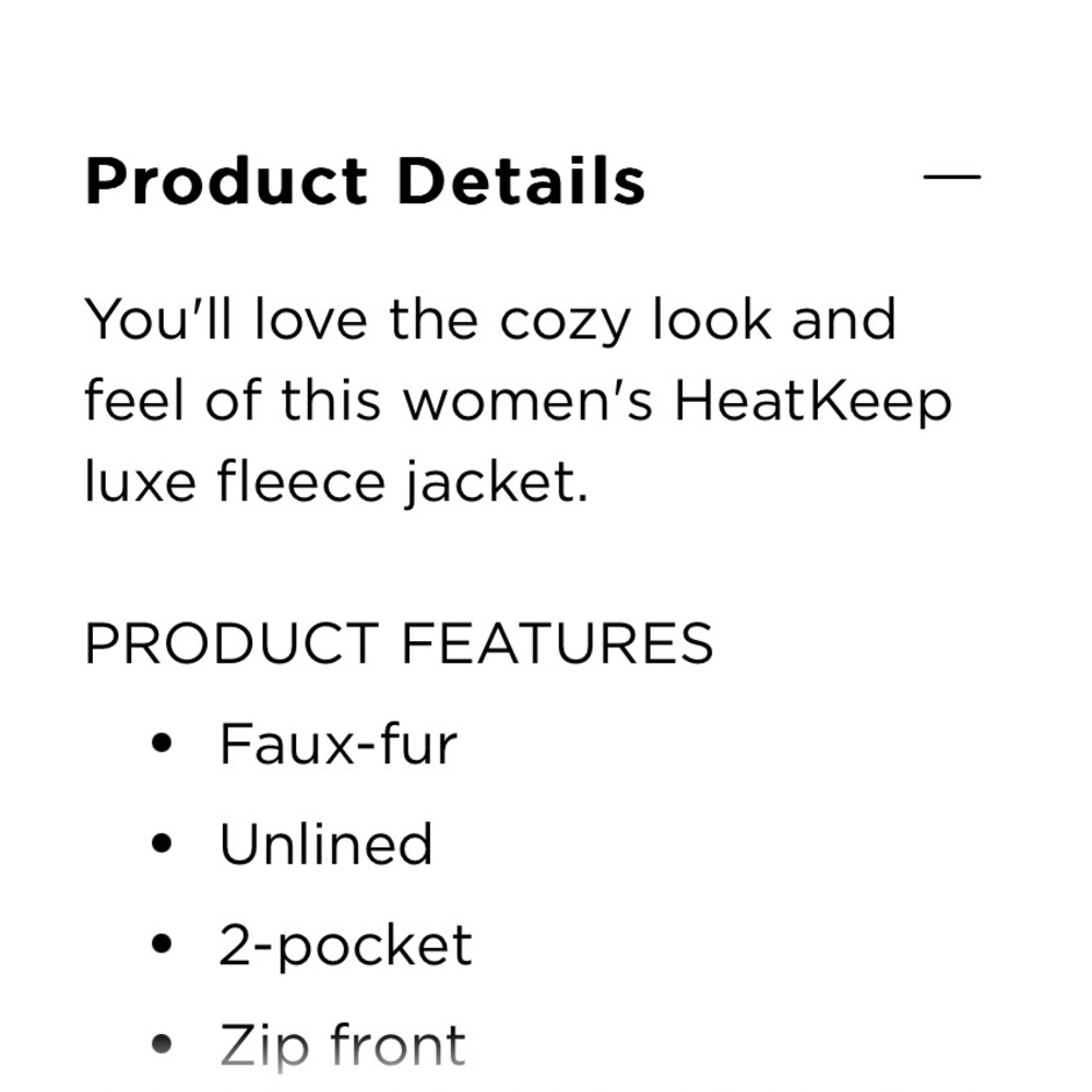 Luxe purple fleece Heatkeep zip jacket - Picture 6 of 6